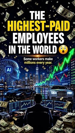 THE HIGHEST-PAID EMPLOYEES IN THE WORLD 💰😳 #millionaire #highestpaid #richestcompanies