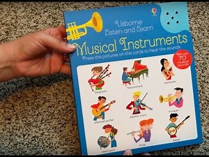 Listen and Learn Musical Instruments 🎷 Usborne Books & More