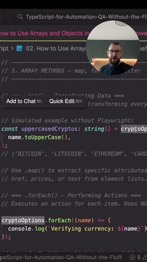 #typescript #arrays #map for #automation #qa no fluff