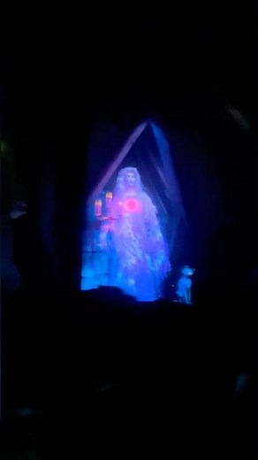 Haunted Mansion Attic and Beating Heart Bride #hauntedmansion #disneyland #hatboxghost