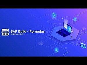 Formula | SAP Build | Low Code/No Code
