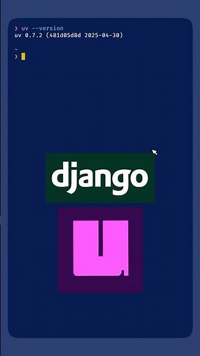 Create a Django app with uv as package manager #pythontutorial
