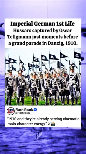 Imperial Drip Before the Parade | German Life Hussars, 1910