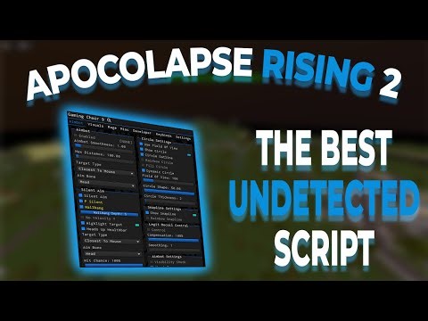USING THE #1 APOCOLAPSE RISING 2 SCRIPT (GAMING CHAIR 9 🔫)