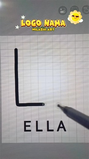 Inspirasi Desain Logo Simple dari Nama "ELLA" #logo #logodesigninspiration #logodesign #logonama