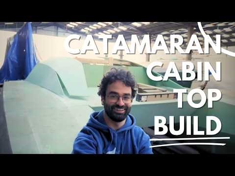 Joining the Cabin Top Panels on My 12.5m Catamaran