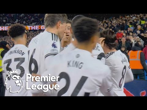 Raul Jimenez heads Fulham in front of West Ham in 85th minute | Premier League | NBC Sports