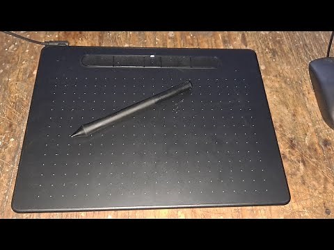 wacom intuos drawing tablet medium model CTL-6100WL unboxing