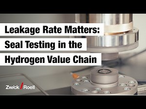 Leakage Rate Matters: Seal Testing in the Hydrogen Value Chain