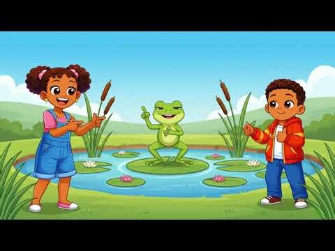 🐸 Hop Like a Frog! Fun Jumping Song for Kids | Learn & Move with Ayanna & Elijah