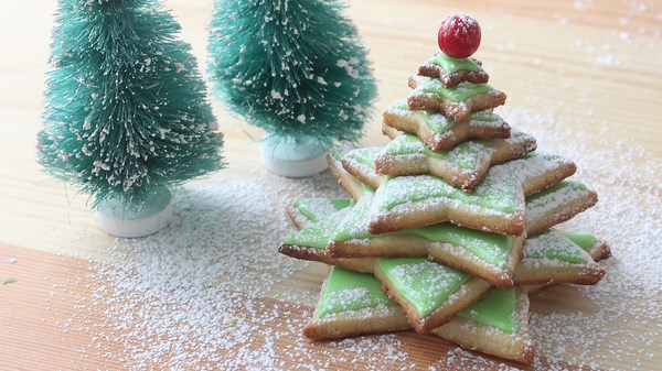 Stacked Christmas Tree Cookie