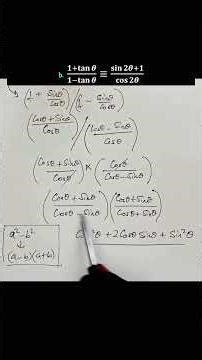 How to prove trigonometric identities| Double angle formulae