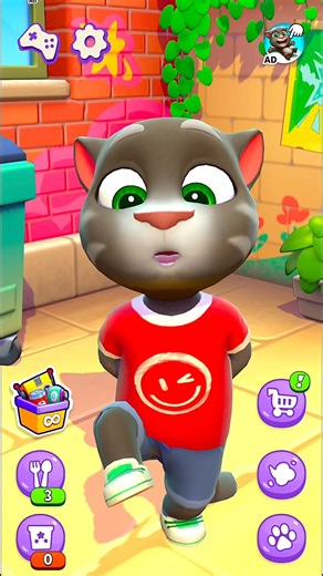 Talking Tom Cat #shorts #funny #viral #talkingtom #shortsfeed #ytshorts #cat