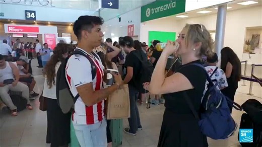 'Next time, I'll walk': Anger as French air traffic controllers' strike disrupts flights