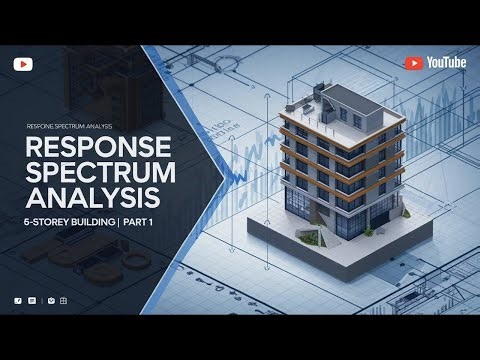 Response Spectrum Analysis of a 5-Storey Building in ETABS | Part 1 #structuralengineering