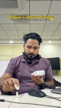 Apple AirPods Unboxing at Desk 😜 | Software Engineer life 😎