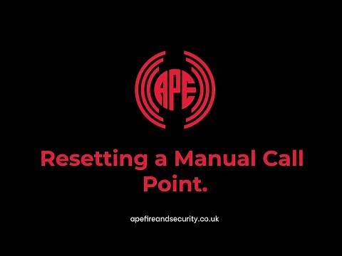 Resetting a Manual Call Point // Resetting an Emergency Green Push Button