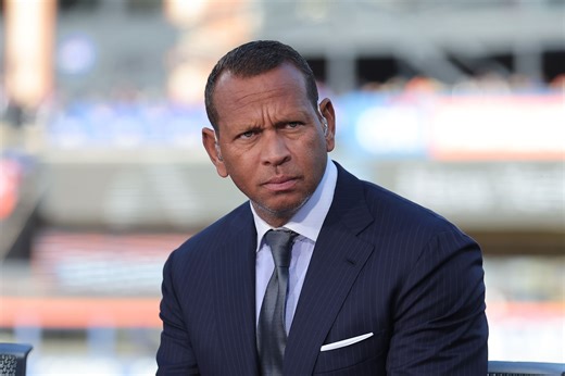 Alex Rodriguez steals the spotlight in navy-blue suit at star-studded event in Florida