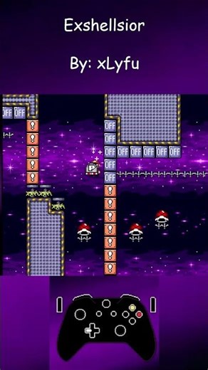 INSANE GALACTIC SHELL SLIDING KAIZO LEVEL (Unnamed) #challenge #mario #kaizo #gaming