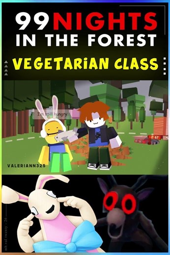The New Bunny Class be Like 99 Nights in the Forest #99nightintheforest #roblox #animation