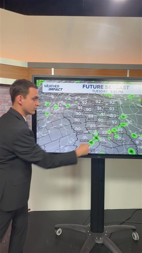 WEATHER IN A MINUTE! Meteorologist Joel Robinson Weather shares what's ahead this week with "copy and paste" heat in the low 90's but also some random heat of the day popup showers! STAY AWARE: https://www.cbs19.tv/article/weather/forecast/7-day/east-texas-weather/501-264732096?utm_medium=social&utm_source=facebook_KYTX_CBS19 | KYTX CBS19