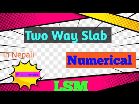 Two way slab / Numerical / RCC / 5th semester / #ctevt