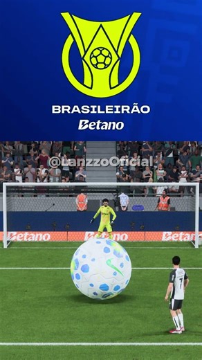 CORINTHIANS vs FLAMENGO in PENALTIES with GIANT BALL ⚽