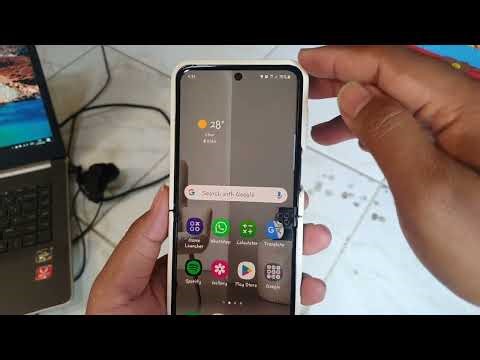 SAMSUNG Galaxy Z Flip 5: How to set Navigation bar type as Swipe gestures (Android 13)