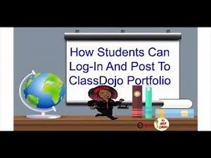 How Students Can Log In And Post To ClassDojo Portfolio video