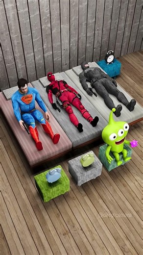 Batman vs Deadpool vs Superman | Alarm Every Morning | Marvel Animation.