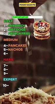 Food Quiz Challenge – Can You Guess All 10 Foods? | Part 2