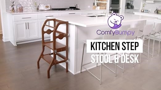 ComfyBumpy Kitchen Step Stool & Desk for Toddler