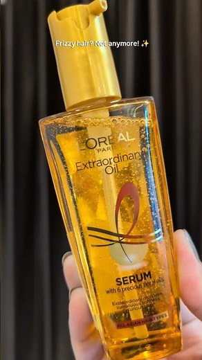 Frizz free hair in one drop #shorts #trending #lorealparis #hairserum #review #trending #healthyhair
