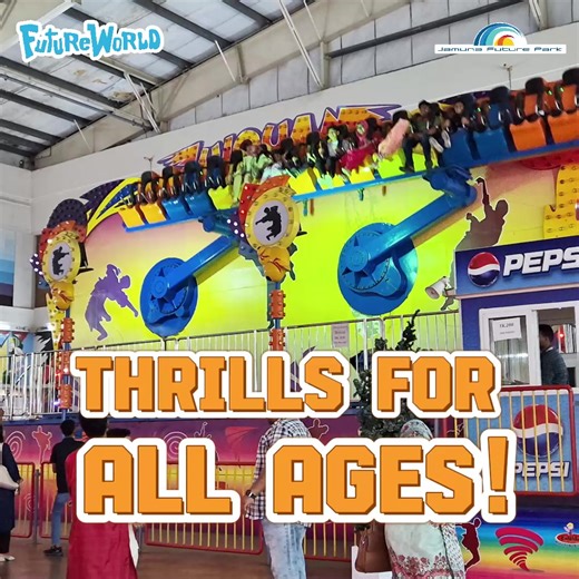 Unlimited Thrills Await! Get Entry 4 Rides for just Tk. 450 — only at Future World, Jamuna Future Park! Fun, excitement, and memories packed in one! #FutureWorld #JamunaFuturePark #RideAndPlay #FunDayOut #FamilyAdventure | Jamuna Future Park