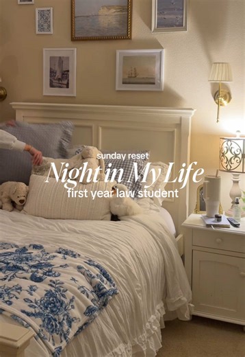 Romanticizing My Night Routine as a Law Student