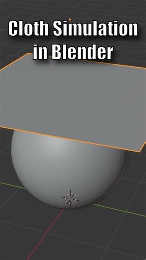 How to do cloth simulations in blender #blender #blendertutorial #blender3d #blenderanimation