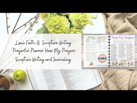John 21:15 Hear My Prayers Scripture Writing and Journaling Prompt || Prayerful Planner