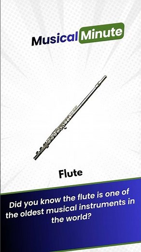 The Flute was originally made of what?! | Musical Minute | Green Bean's Music