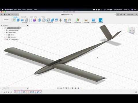 Airfoil Tools add-in for Fusion 360 demo video: Creating an under-water glider for my pool