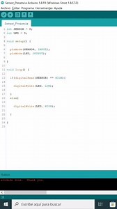Sensor de presencia con Arduino