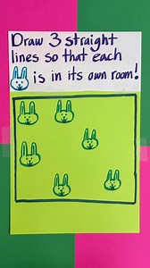 Draw 3 straight lines #reels #puzzle | At Home with Jennie and Nick