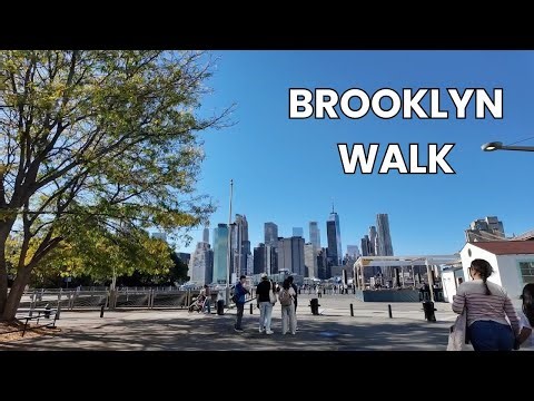 Brooklyn Promenade Walking Tour | NYC Skyline Views & Brooklyn Heights Walk 2025 HD
