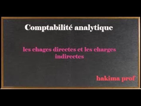 les charges directes et indirectes