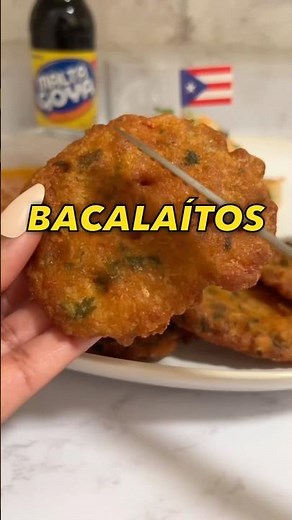 The ONLY Bacalaitos Recipe You’ll Ever Need! 🔥 #puertoricanfood #caribbeanfood