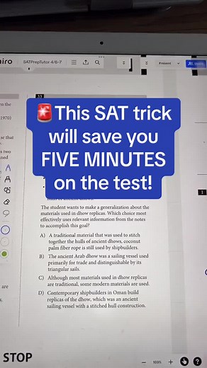 HUGE TIP! #sat #dsat #digitalsat #maysat #junesat #satprep #sattutor | TikTok