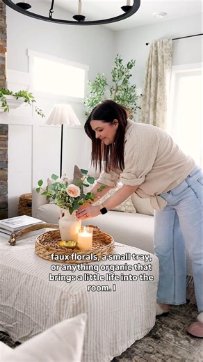 If your living room has been feeling a little heavy lately, try these 3 spring resets 🌼 #cozyhome