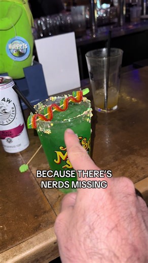 I do NOT play about my Muppet Margarita 😤 #muppet #margarita #cocktails #themuppetshow #muppets