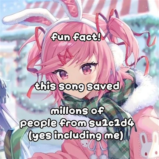 | Song so peak it saved millions | #ddlc #idk #funfact #edit #shorts |