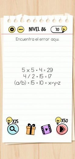 Brain Test | Nivel 86 - Encuentra el error aquí