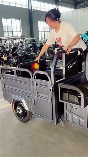 Road-Legal Electric Cargo & Passenger Trikes🔗Connect with us In Bio ✨😮‍🍃